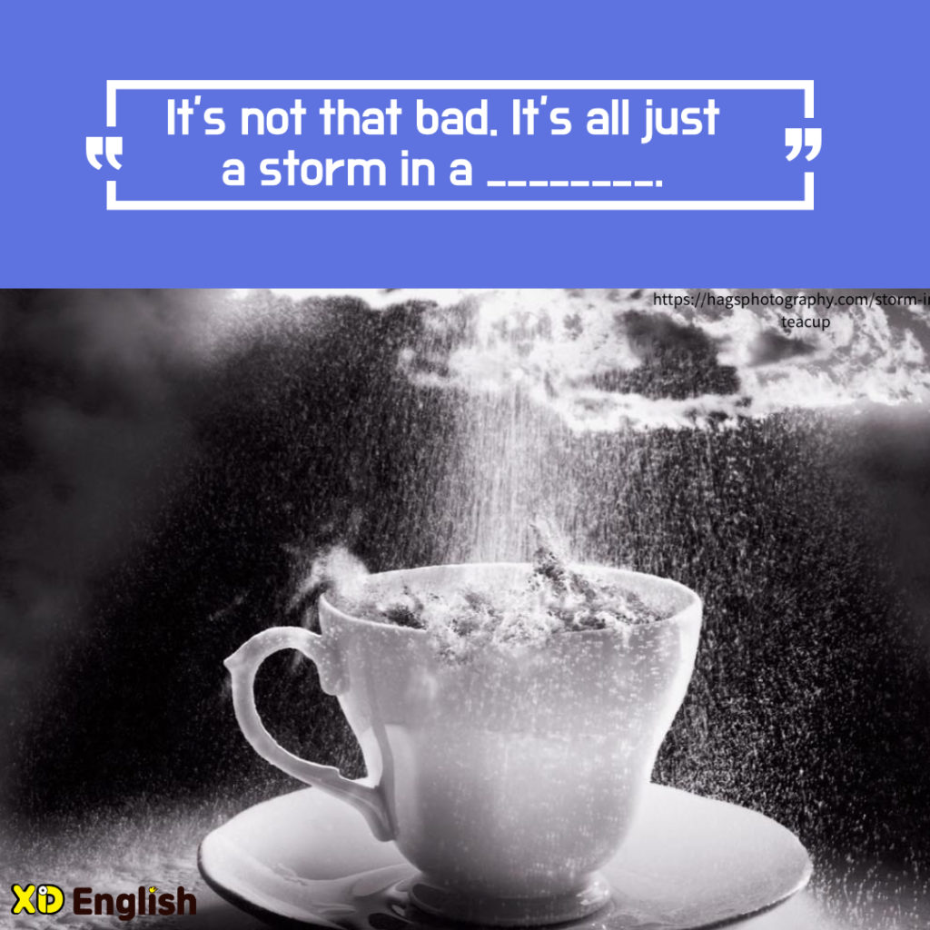 It’s Not That Bad. It’s All Just A Storm In. A _____